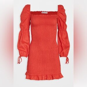 Reformation Hilary Dress in Hot Day, NWT